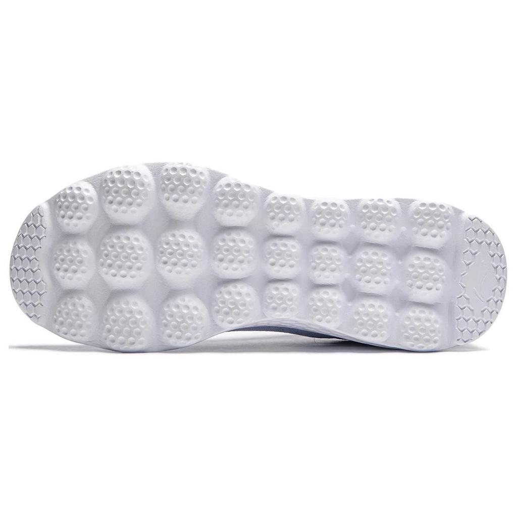 Li Ning Cloud Motion Удобные Гибкие Амортизирующие Нескользящие Дышащие Светоотражающие Низкие Повседневные Кроссовки для Бега Мужские кроссовки Серо-синие ARSU023-2