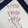 Изготовленный вручную лак Kasumi Tale Cat Eye, расписанный вручную, чистый, сладкий темперамент, отбеливающий маникюрный патч
