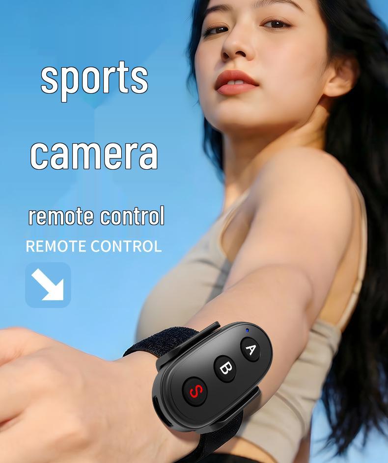 Портативный Bluetooth-пульт для спортивной камеры - Совместим с DJI Action, Insta360 и GoPro