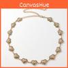 Vintage Love Heart Metal Carved Waist Chain Women Festival Waist Accessories