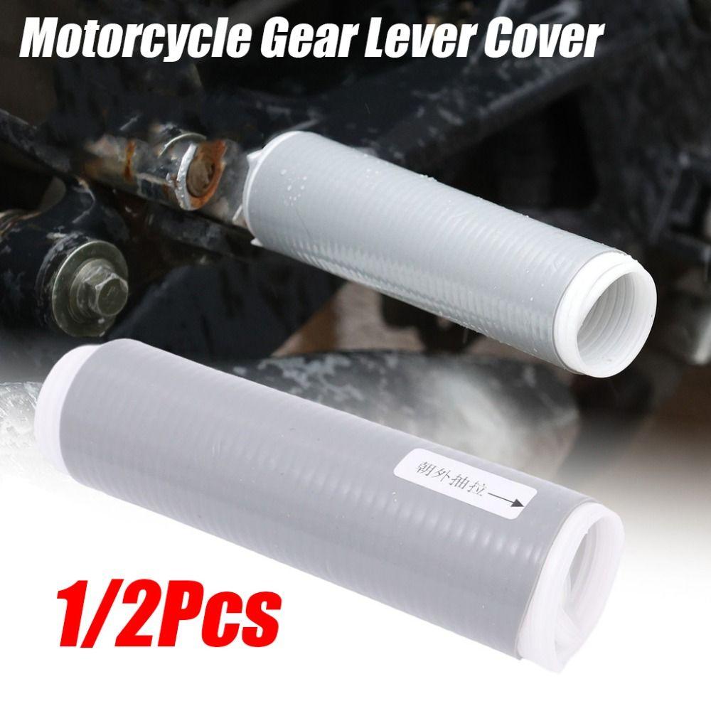 1/2Pcs Removable Motorcycle Gear Shift Lever Cover Silicone Motorcycle Footrest Accessories