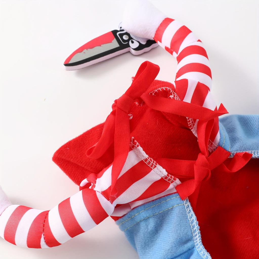 Кукла-убийца кошек Костюм на Хэллоуин - Забавный косплей для питомцев