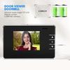 2,8-дюймовый цифровой дверной звонок, 0,3 МП, дверной глазок, камера просмотра, дверной звонок BellAA