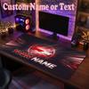F1 Customized Name Text Mouse Pad, Large Desk Mouse Mat Personalized Home Office Present