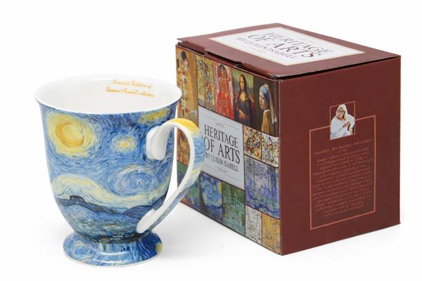 Vincent Van Gogh Starry Night Porcelain Mug Luxury Gift