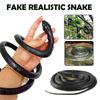 Смешная поддельная змея, реалистичные резиновые змеи 120/130 см, поддельная шутка, реквизит для сада и Хэллоуина G T8Z6