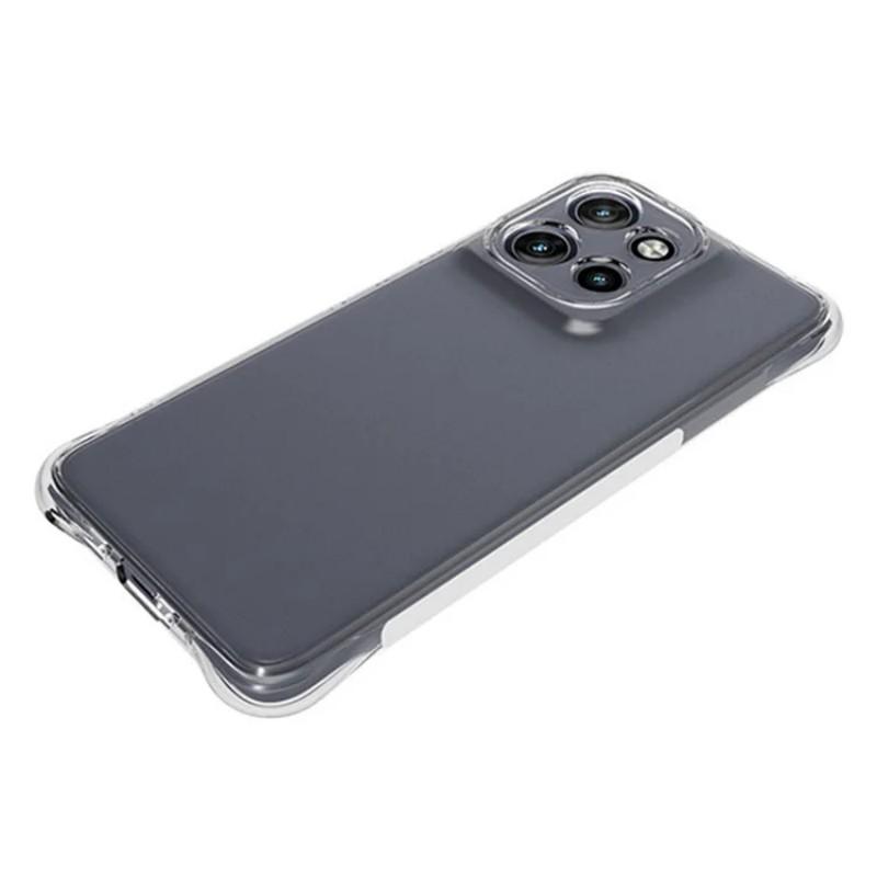Для Motorola Edge 60 Neo 5G/Edge 50 Neo 5G Прозрачный ТПУ Чехол WANLONFENG Серия TM 2.0 мм Задняя Крышка Телефона