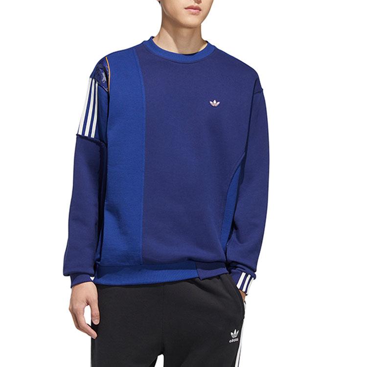 adidas Свитшоты Originals Унисекс Синий Круглый вырез Умеренный Обычный HH9964