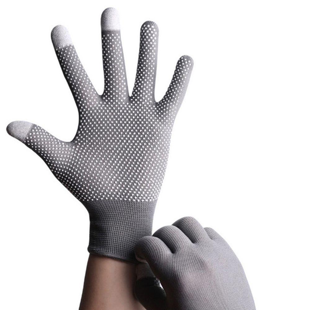 Outdoor Cycling Driving Men Nylon Gloves  Gloves Anti-skid Mittens Full Finger Gloves