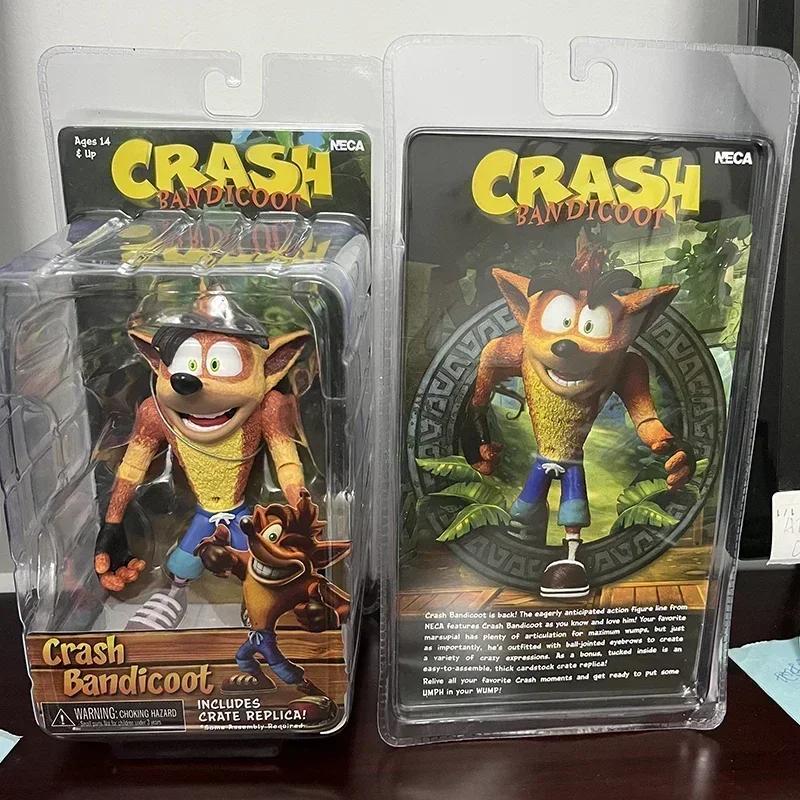 Hot New NECA Figure Game Crash Bandicoot Sane Trilogy Action Figure Model Toys Bookshelf Ornament Birthday Present For Friends