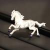 Brooch Pin Retro Enamel Horse Design Badge Clothes Hats Bags Scarves Collar Lapel Brooch Artistic Accessory