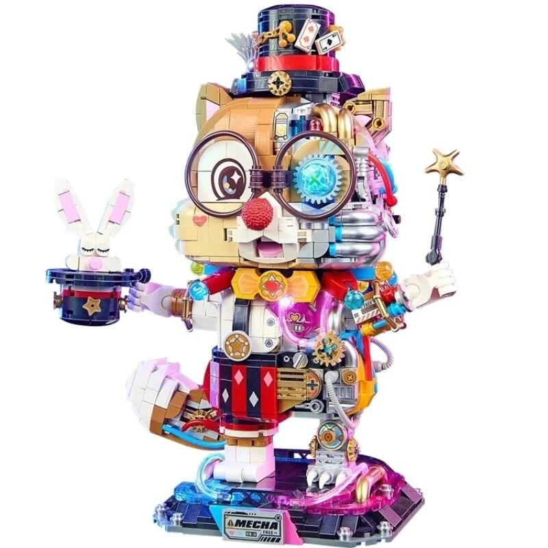 1831PCS LOZ Mini Blocks Kids Building Toys DIY Bricks Puzzle Mechanical Squirrel Boys Gift Home Decor 1956 NO BOX