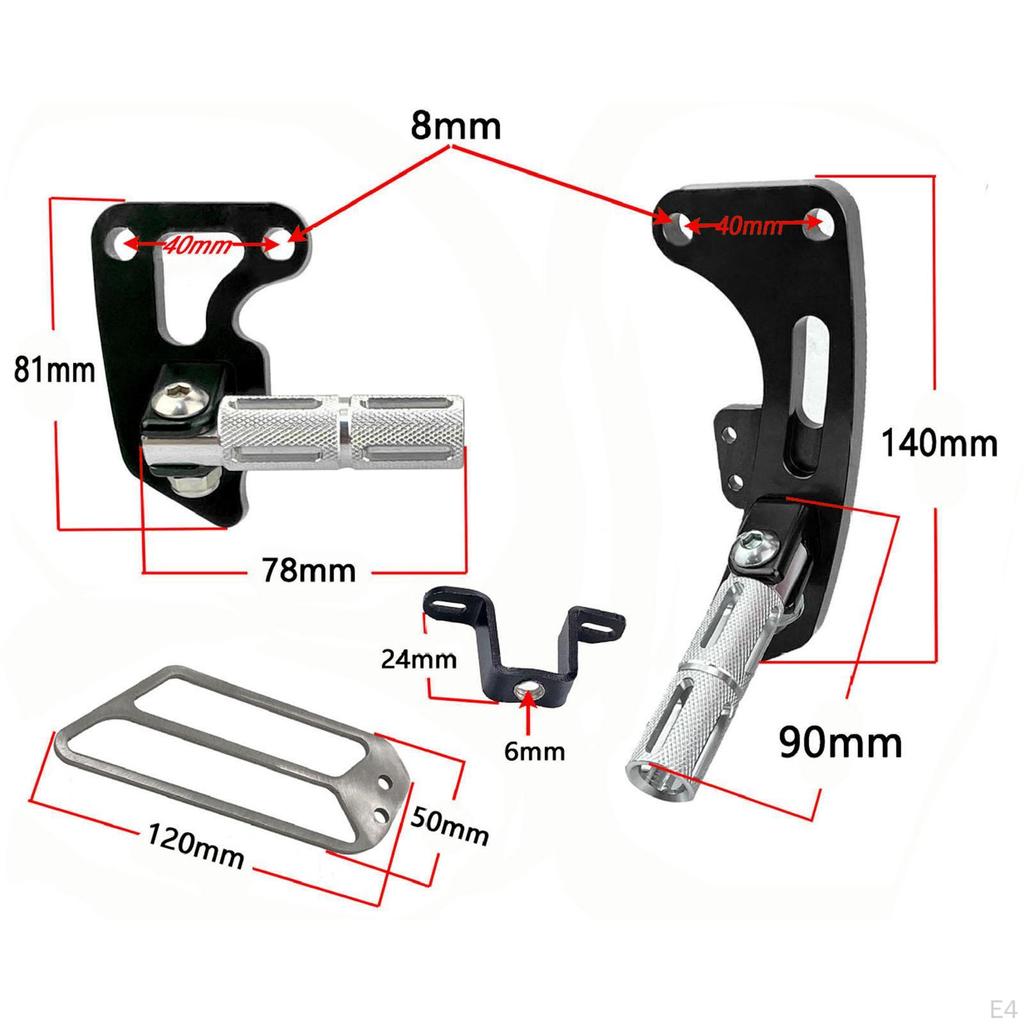 Задние подножки для мотоцикла Klx230