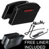 Motorcycle Hard Saddlebags Saddle Bags Conversion Brackets For Harley Softail Fatboy FLST 1984-2017