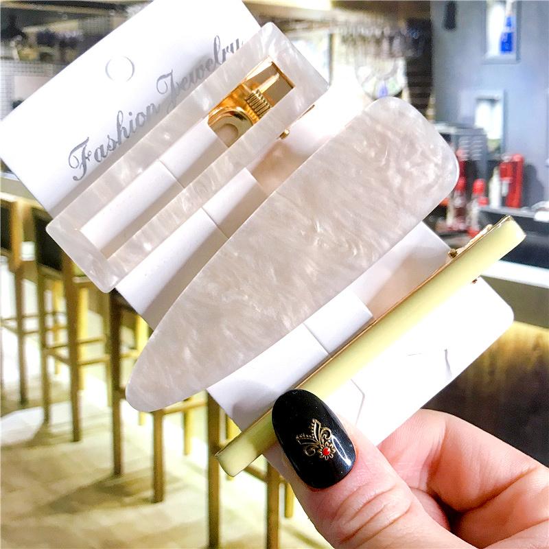 Корейский модный красочный ацетатный комплект из 3 шт./компл., набор заколок для волос, шпилька для женщин и девочек, заколки, аксессуары, ювелирные изделия, заколка для волос, головной убор