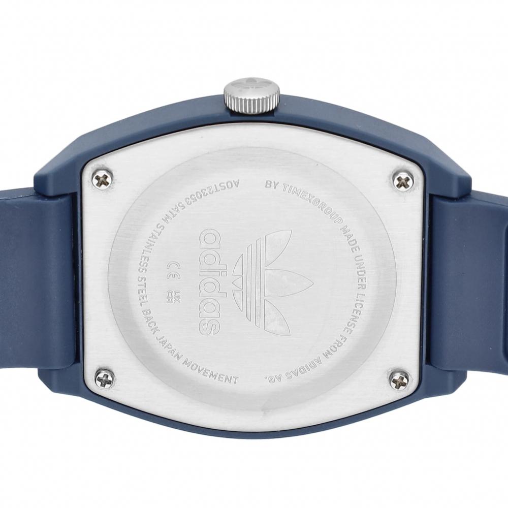 [Оригинальные часы Adidas] Часы PROJECT TWO GRFX Project Two Graphic Blue Dial Resin Windshield Quartz 5 ATM Waterproof 36MM China Watch AOST23053