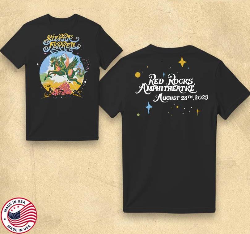 Sierra Ferrell Amphitheatre 2025 Event Merch two sided shirt Unisex T-Shirt