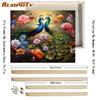 RUOPOTY Современная картина по номерам, рамка для рисования животных по номерам для взрослых, ручная роспись, Настенный декор, подарочные ремесла, картина Пай