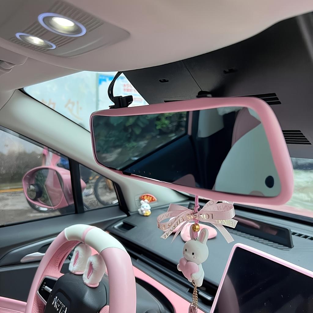 1 Suitable for Tesla Rearview Mirror Silicone Cover Model 3/Y Car Rearview Mirror Protective Frame Silicone Set Decoration