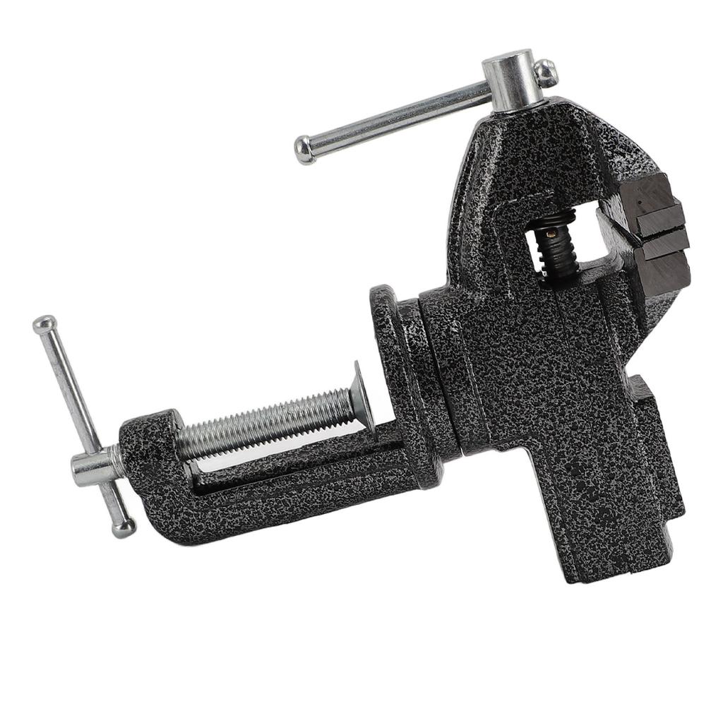 Струбцина Тиски Настольные Вращающиеся на 360 градусов Универсальные Мини Тиски для Верстака Ширина Открытия Губок 75 мм 62 мм