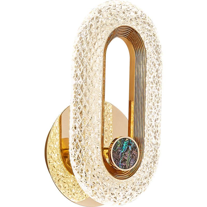 Wall Lamp Bedside Lamp Minimalist Modern Bedroom Lamp Personalized and Creative Living Room Corridor Background Wall Decorative Lamp