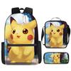 Школьный сезон Студент Школьная сумка Покемон Рюкзак Pokémon Мультяшная сумка Пенал