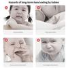Baby Teether Food Grade Soft Safe Resilient Appease Mood Anti-eating Hand Silicone Kids Teething Newborn Dental Care Chew Toy Baby Product