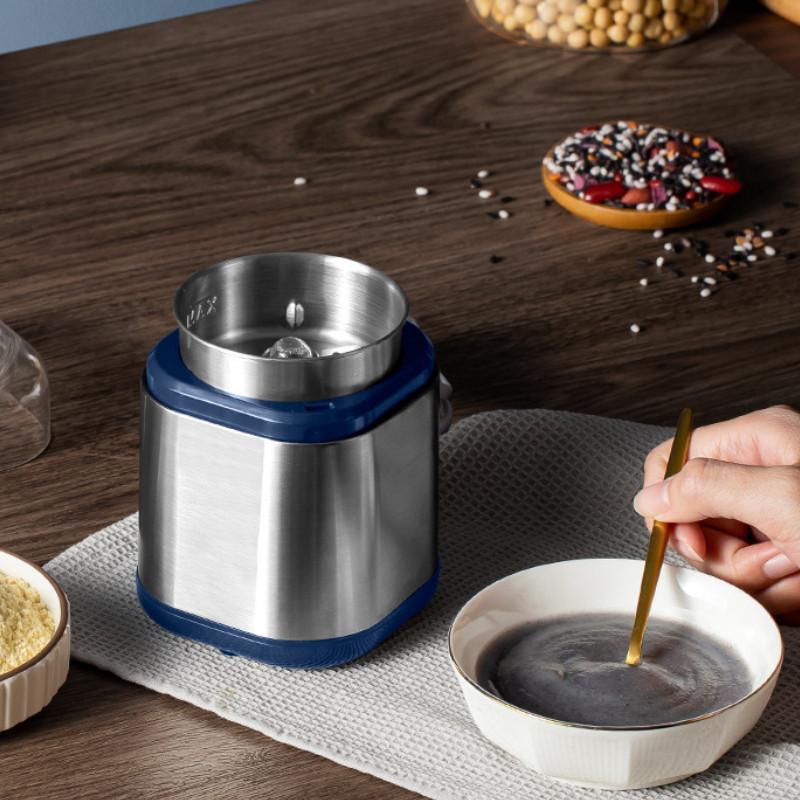 Small Coffee Bean Grinder Household Grain Milling Machine Multifunctional Medicinal Herb Powdering Pulverizing Machine