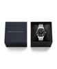 Danielwellingteon Iconic Gmt Link Men'S Metal Watch Black Ceramic Bezel
