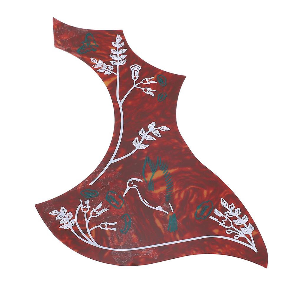 Acoustic Guitar Scratch Plate Decorative Self Adhesive PVC Folk Guitar Pickguard for 40in 41in 42in