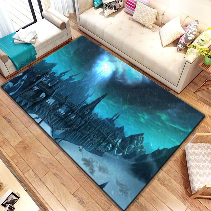 Игровой ковер World of Warcraft для гостиной, коврики для кемпинга, странные вещи, коврик для пикника, противоскользящий коврик для киберспорта, коврик для йоги, подарок для фанатов