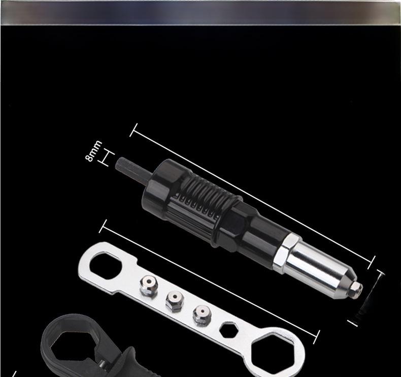 Адаптер для беспроводного электрического заклепочного пистолета и аксессуары для клепального инструмента