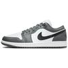 Air 1 Low Iron Grey Black Unisex Sneakers White 553558-152