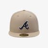 New Era Атланта Брэйвс Контурная fitted кепка Верблюжий 15131692