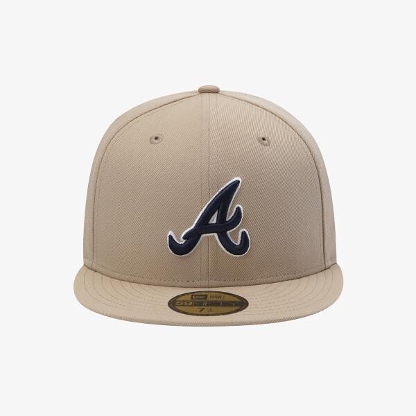 New Era Атланта Брэйвс Контурная fitted кепка Верблюжий 15131692
