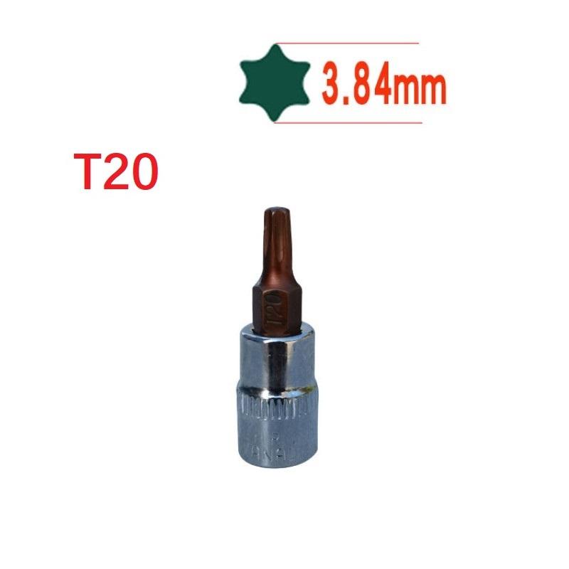 1 Pc Torx Screwdriver Bit 1/4 Inch Drive Socket Ratchet Socket Wrench Adapter Hand Tools T8 /T10 T15 T20 T25 T27 T30 /T40