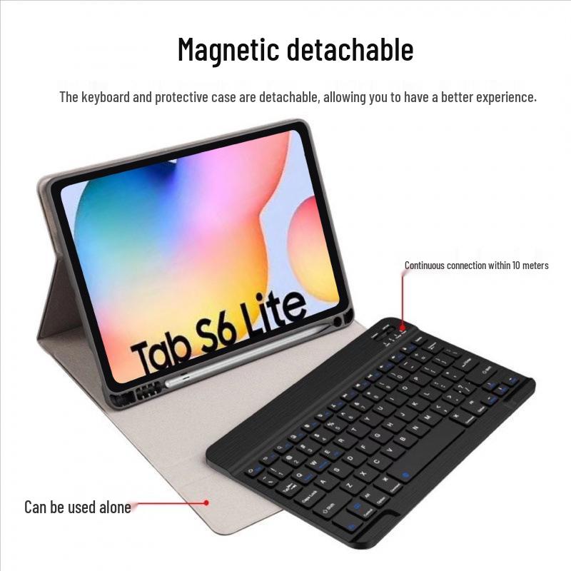 Защитный чехол с Bluetooth-клавиатурой Magic для Samsung Tab S10 FE+ 10,9 дюйма.