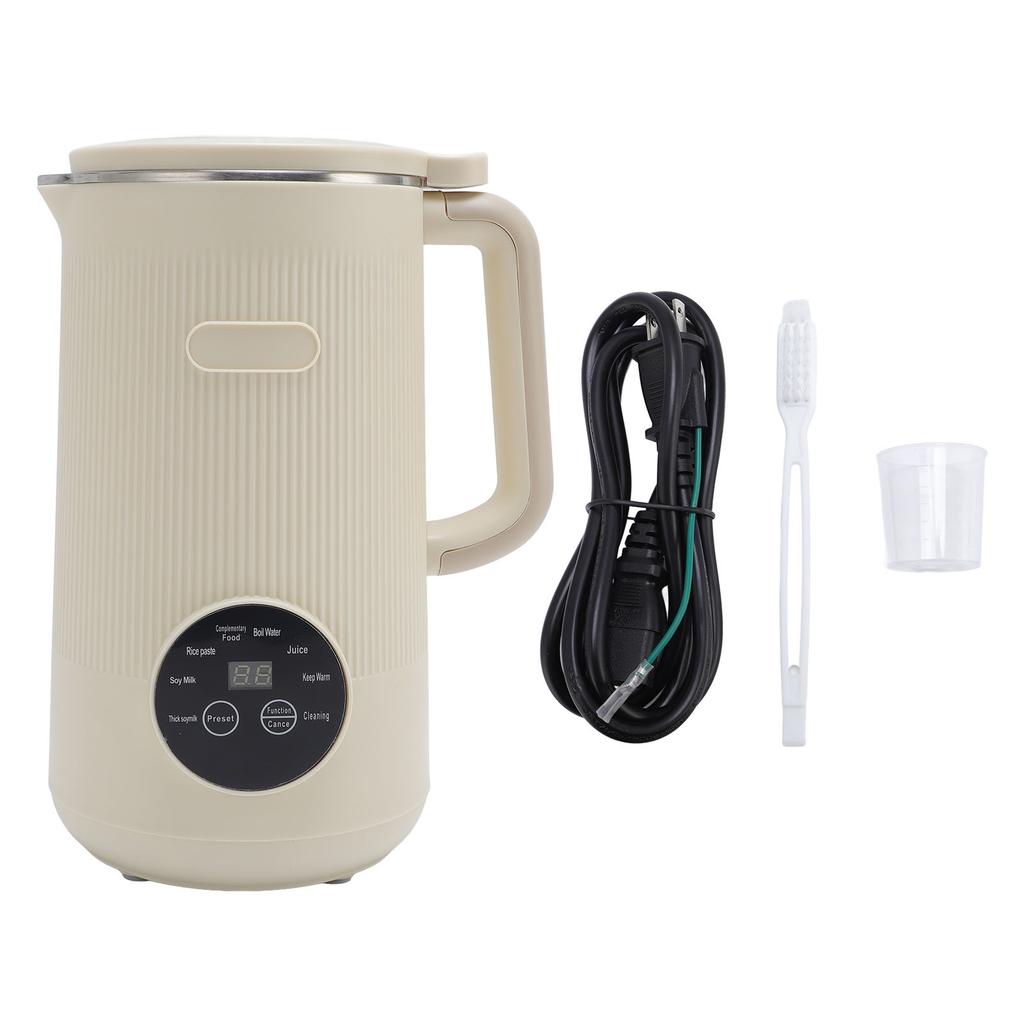 1200ml Nut Milk Maker Timer Automatic Cleaning Insulated Multifunctional Soybean Milk Machine for