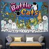 Мультяшный гобелен Battle Cat Арт Научная фантастика Комната Домашний декор Настенные простыни