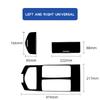 For Maserati Ghibli 2014-2022 Soft Carbon Fiber Car Center Control Gear Panel Cover Trim Car Accessories Sticker