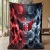 AC Milan Theme blanket Soft Flannel Blanket Plush Throw Blanket Cozy Sofa Bed Blanket for Home Decor