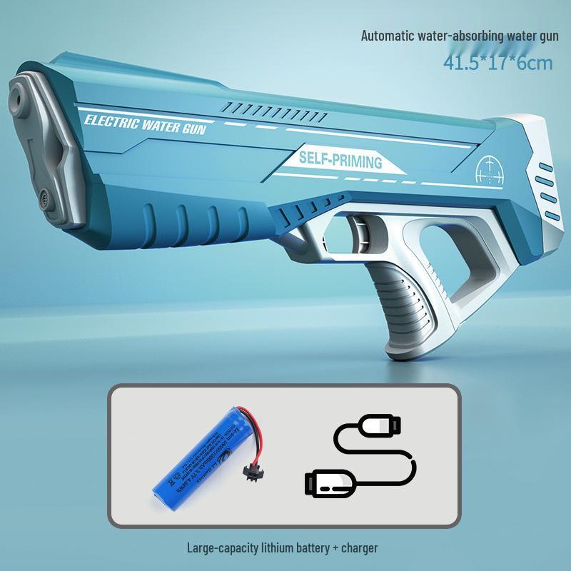 Cross-Border Large Capacity Automatic Water Absorption Electric Water Gun with Strong Battery Life