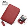 Rfid Card Holder 100% Genuine Leather Business Card Wallet Organ Card Bag Female Bag Japanese