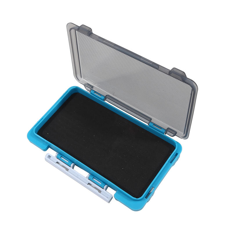 PP рыболовный ящик портативный губчатый коврик коробки для нахлыстовых приманок органайзер для хранения крючков чехол для приманки коробка для аксессуаров