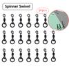 20pcs Spinner Swivel Ronnie Rig Size 11 Terminal Tackle Carp Fishing Ronnie Swivel Popup Carp Tackle Quick Change Swivels