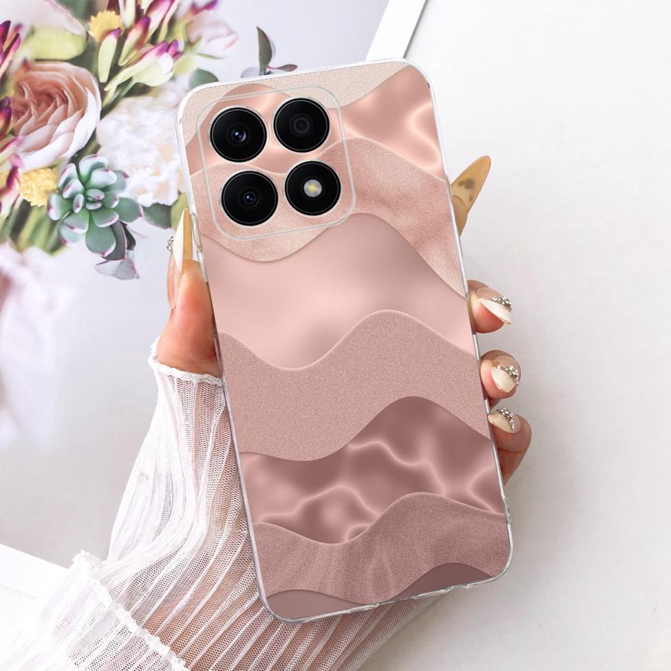 For Honor X8a 4G Case Transparent Cute Cat Fashion Butterfly Funny Painted Casing CRT-LX1 CRT-LX2 CRT-LX3