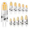 DiCUNO G4 Base 12V LED Bulbs, 2W, Equivalent To a 20W Halogen Bulb, 200lm, Warm White, 3000k, Non-Dimmable, Pack of 10
