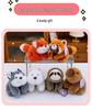 Плюшевая кукла капибара и ленивец от Dingdang Pocket Treasure