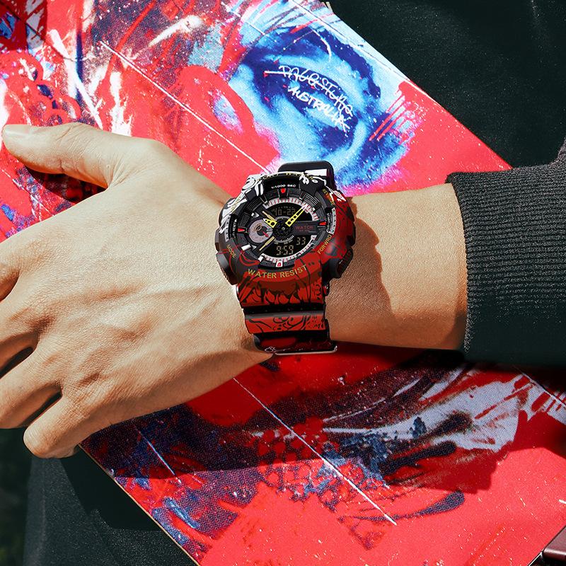 Dragon Ball One Piece Watch Men'S And Women'S Sports Luminous Waterproof Young Student Electronic Watch