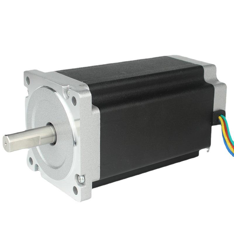 86HS115-6004-05 8.7Nm Motor with 14mm Keyway Shaft & Brake for Engraving Machine